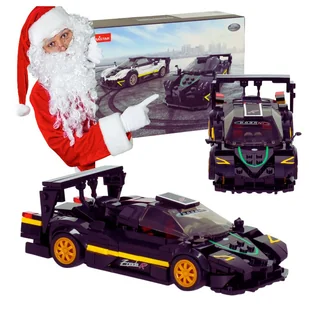 Klocki Samochód Wyścigowy Rastar 93900-B Pagani Zonda R 1:28 Klocki 387 El. - Klocki - miniaturka - grafika 1