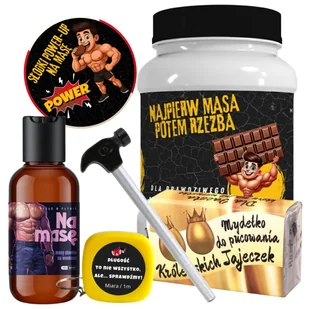 Prezent na Dzień Chłopaka Mężczyzny Śmieszny Zestaw - Zestawy upominkowe - miniaturka - grafika 1