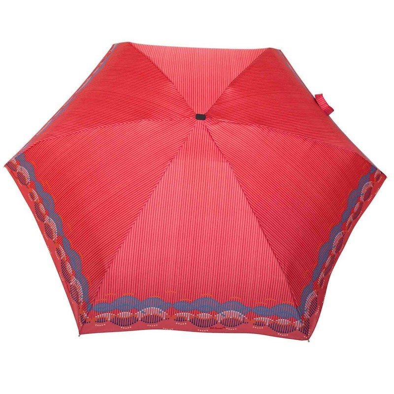 Manualna parasol damska kieszonkowa ultra mini czerwona