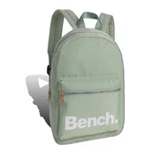 Plecaki - Bench mały plecak miejski nylon szaro-zielony plecak sportowy damski D2ORI304L - miniaturka - grafika 1