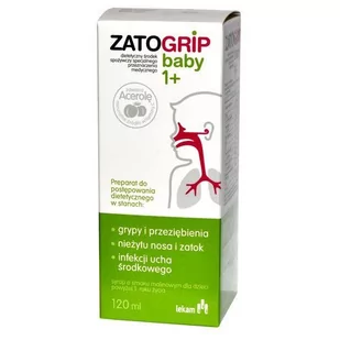 LEK-AM Zatogrip Baby syrop 120 ml - Pozostałe kosmetyki - miniaturka - grafika 1
