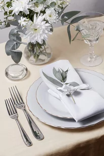 Obrus 150x250 Plamoodporny Klasyczny Elegant Krem Jasny Beż - Obrusy i serwetki - miniaturka - grafika 7