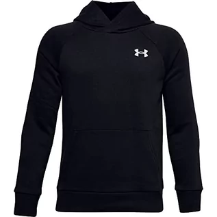 Bluzy dla dziewczynek - Under Armour Bluza UA RIVAL COTTON HOODIE-BLK - M 1357591-001_M - grafika 1