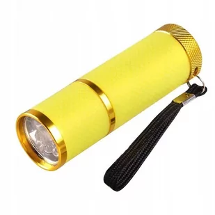 Mini Uv Led Latarka do paznokci żółty - Latarki - miniaturka - grafika 1