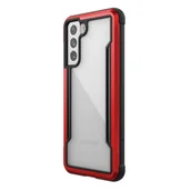 Etui i futerały do telefonów - X-Doria Raptic Shield -Etui aluminiowe na Samsung Galaxy S21 (Antimicrobial protection) (Red) 492157 - miniaturka - grafika 1