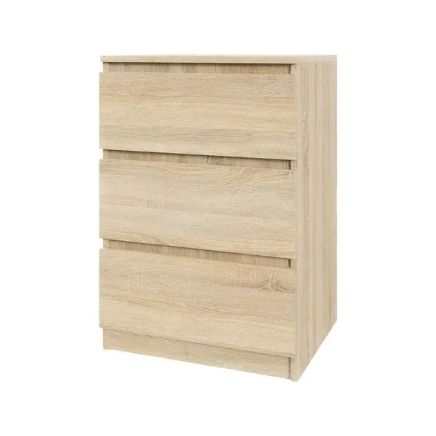 Komoda 50 cm 3 szuflady Sonoma