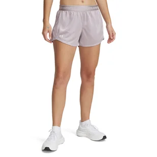 Damskie Spodenki UNDER ARMOUR TECH PLAY UP SHINE SHORTS 1389883-009 – Szary - Spodenki damskie - miniaturka - grafika 1
