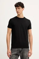 Koszulki męskie - Trussardi t-shirt męski kolor czarny gładki G0228000042N - miniaturka - grafika 1