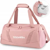 Akcesoria podróżnicze - Torba podróżna damska na trening siłownie torba sportowa na ramię ZAGATTO - miniaturka - grafika 1