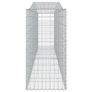 VidaXL Kosze gabionowe, 15 szt, 400x50x100/120cm, galwanizowane żelazo - Ogrodzenia - miniaturka - grafika 6