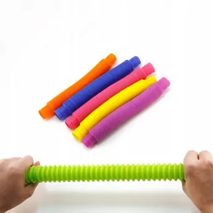 Rurka tuba sensoryczna kreatywna kolorowa pop 1 sztuka - Łamigłówki - miniaturka - grafika 1