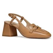 Czółenka - Geox Damskie czółenka D Coronilla A, beżowy, 37.5 EU - miniaturka - grafika 1