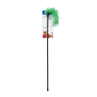 Zabawki dla kotów - Zabawka wędka piórka Happet K042 50cm - miniaturka - grafika 1