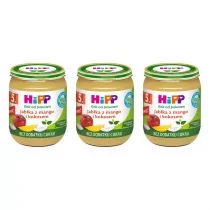 Hipp Jabłka z mango i kokosem po 5. miesiącu Bio Zestaw 3 x 160 g Bio - Desery dla dzieci - miniaturka - grafika 1