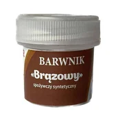 Dodatki do ciast w proszku - Barwnik syntetyczny rozp. w wod. 2 g Brązowy - miniaturka - grafika 1