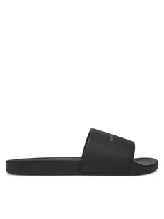 Tommy Hilfiger Klapki Hilifger Nyc Pool Slide FM0FM05432 Czarny - Klapki i japonki męskie - miniaturka - grafika 1