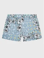 Spodenki damskie - Guess Szorty materiałowe K3GD06 WFBN0 Niebieski Relaxed Fit - miniaturka - grafika 1
