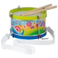 Instrumenty muzyczne dla dzieci - Goki Bębenek Kwiecista łąka - miniaturka - grafika 1
