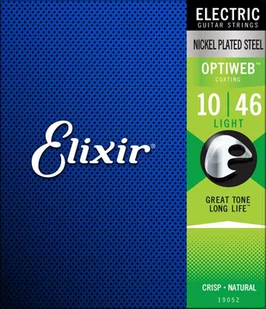 Elixir 19052 Optiweb struny do git elektr 10-46 ELI19052 - Struny gitarowe  - miniaturka - grafika 1