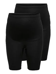 ONLY Szorty damskie, Czarny/opakowanie: czarny/czarny, XL - Spodenki damskie - miniaturka - grafika 1