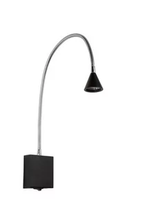 Lucide LUC BUDDY Kinkiet LED 3W L8cm B5cm H6cm Czarny 18293/03/30 18293-03-30 - Lampy ścienne - miniaturka - grafika 1