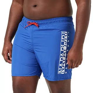 Kąpielówki męskie - Napapijri Męskie spodnie do pływania V-Box, Skydiver Blue, M - grafika 1