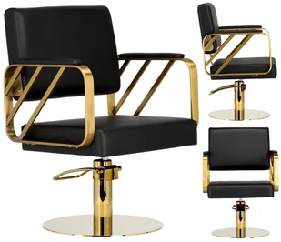 Fotel fryzjerski Bryson hydrauliczny obrotowy chromowany do salonu fryzjerskiego krzesło fryzjerskie - Fotele fryzjerskie Fotel fryzjerski Bryson hydrauliczny obrotowy chromowany do salonu fryzjerskiego krzesło fryzjerskie - Fotele fryzjerskie - miniaturka - grafika 1