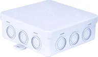 Puszki elektryczne i akcesoria - Simet Puszka n/t hermetyczna z dławicą zintegrowaną 100x100x39mm IP54 biała N7 83007006 - miniaturka - grafika 1