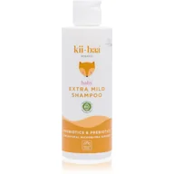 Kosmetyki kąpielowe dla dzieci - kii-baa® organic Baby Extra Mild Shampoo delikatny szampon z pro- i prebiotykami dla dzieci od urodzenia 200 ml - miniaturka - grafika 1