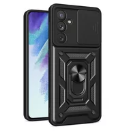 Etui i futerały do telefonów - Hurtel Hybrid Armor Camshield etui do Samsung Galaxy A54 5G pancerny pokrowiec z osłoną na aparat różowe - miniaturka - grafika 1