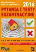Książki o kulturze i sztuce - Giera pytania i testy egzaminacyjne na uprawnienia budowlane 2016 część 1 - miniaturka - grafika 1