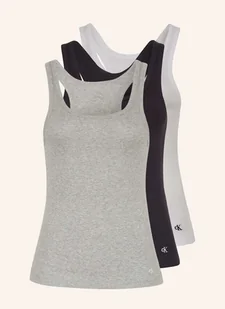 Calvin Klein Top, 3 Szt. 100% Cotton schwarz - Koszulki i topy damskie - miniaturka - grafika 1