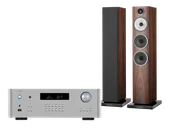 Zestawy stereo - Rotel RA-1572 MkII (srebrny) + 704 S3 (mokka) - miniaturka - grafika 1