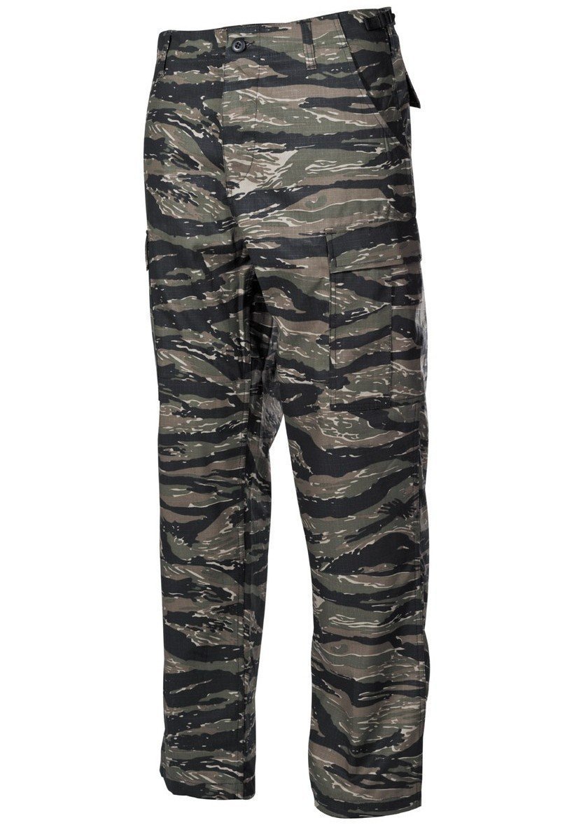 Spodnie Bojówki Us Wzmacniane Tiger Stripe M