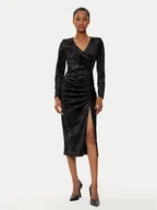 Sukienki - Rinascimento Sukienka koktajlowa CFC0121946003 Czarny Regular Fit - miniaturka - grafika 1