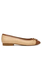 Baleriny - MICHAEL Michael Kors Baleriny Piper Flex 40S6PIFP2D Beżowy - miniaturka - grafika 1