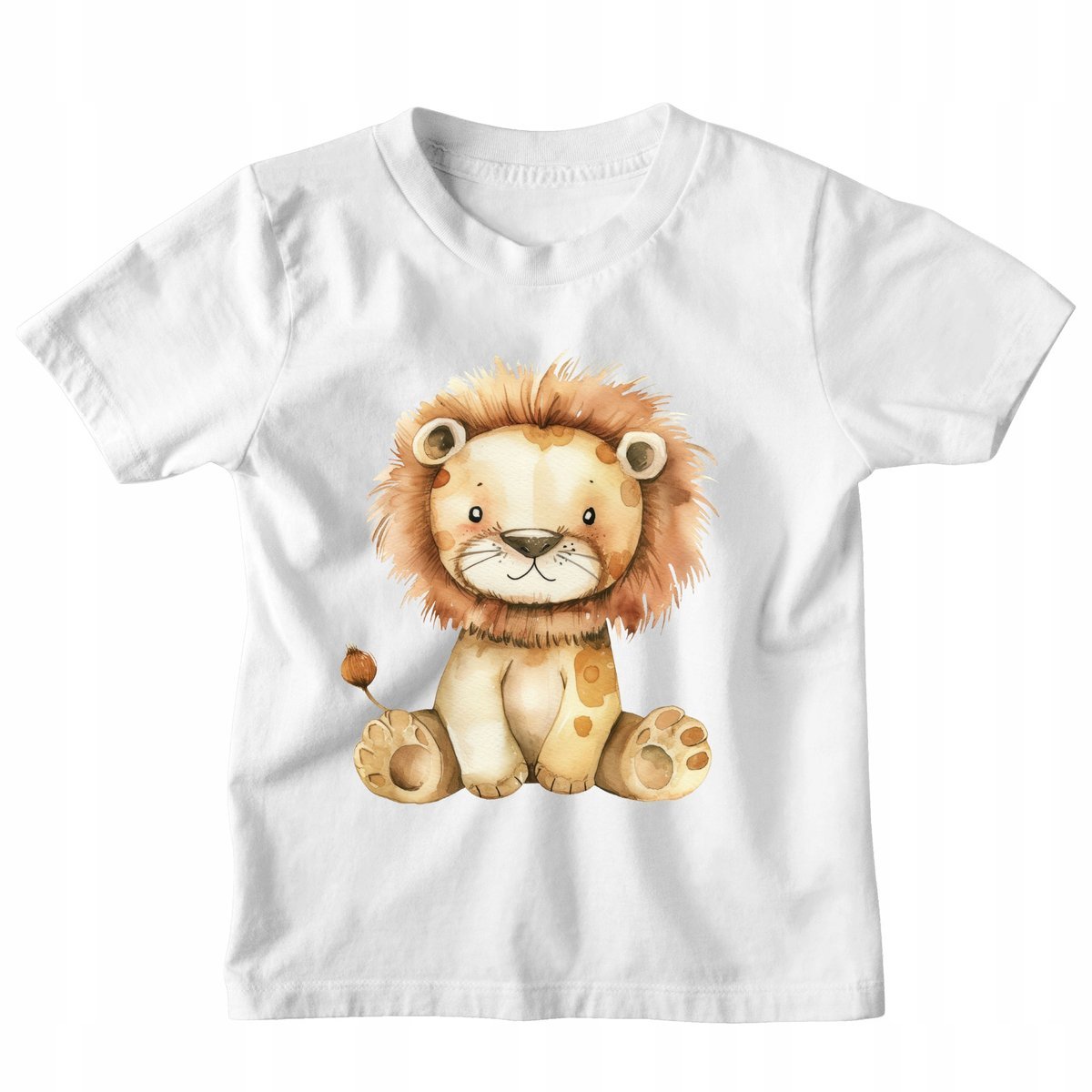 KOSZULKA DZIECIĘCA Z LWEM LWIĄTKIEM UROCZE ZWIERZĄTKO T-SHIRT DZIECIĘCY