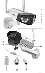 Kamera Reolink DUO 2 Wifi z podwójnym obiektywem panoramicznym 180 - Kamery IP - miniaturka - grafika 3