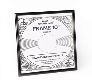 Ramka na płytę szelakową, winyl 10" ALU - Inne akcesoria audio-wideo - miniaturka - grafika 1
