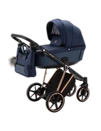 Wózki dziecięce - Adamex Belissa 2w1 Special edition PS619 granatowy - miniaturka - grafika 1