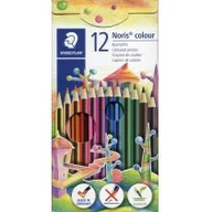 Przybory szkolne - Kredki ołówkowe sześciokątne Noris 12 kolorów + ołówek + gumka + temperówka - miniaturka - grafika 1