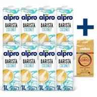 Napoje roślinne - Alpro Napój Kokosowy Barista + Lavazza Qualita Oro Kawa mielona 250 g GRATIS zestaw 8 x 1000 ml - miniaturka - grafika 1