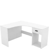 Biurka - Biurko Narożne 2497LU03 TYP-03 Corner Biały Mat Helvetia Wieruszów Biały - miniaturka - grafika 1
