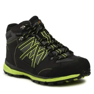Buty trekkingowe męskie - Trekkingi Regatta Samaris Mid II RMF539 Blk/ElecLime KDE - miniaturka - grafika 1