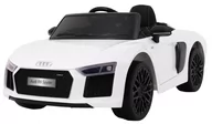Pojazdy elektryczne dla dzieci - Auto na akumulator AUDI R8 Spyder RS EVA 2.4G Biały - miniaturka - grafika 1
