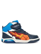 Buty dla chłopców - Geox Sneakersy J Inek J569CC 05411 C0693 D Granatowy - miniaturka - grafika 1