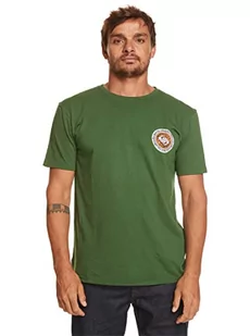 Quiksilver Podstawowa koszulka męska zielona S - Koszulki męskie - miniaturka - grafika 1