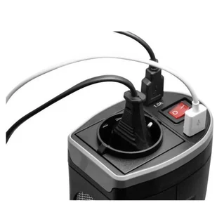 Inwerter samochodowy Technaxx 2xUSB, 12V, 200W (czarny, szary) - Ładowarki samochodowe - miniaturka - grafika 4