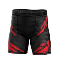 Kimona, stroje i obuwie - Spodenki Vale Tudo do MMA męskie EXTREME HOBBY BLACK PANTHER - miniaturka - grafika 1