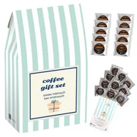 Zestawy upominkowe - Gotowy zestaw prezentowy „COFFE GIFT SET“ kawa aromatyzowana mix 10szt. prezent upominek podziękowanie dla nauczyciela wychowawcy mentora - miniaturka - grafika 1
